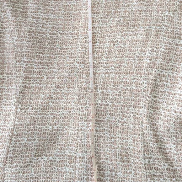 NWT Adrianna Papell Blush Pink Bouclé Wedding Guest Blazer | Size L - Picture 5 of 7